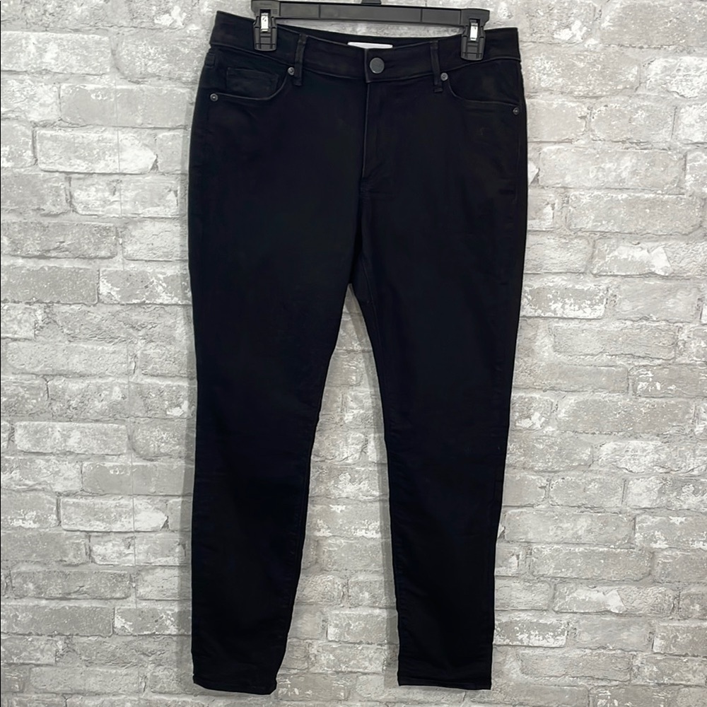 LOFT Black Curvy Skinny Jeans